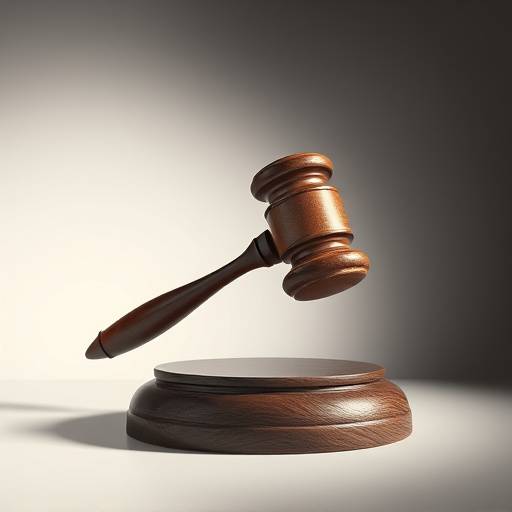 Icono de martillo legal